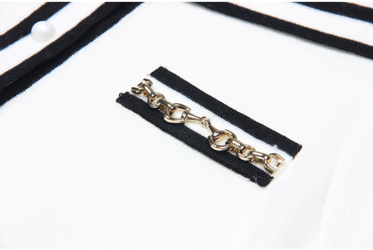 Lapel Knit Top