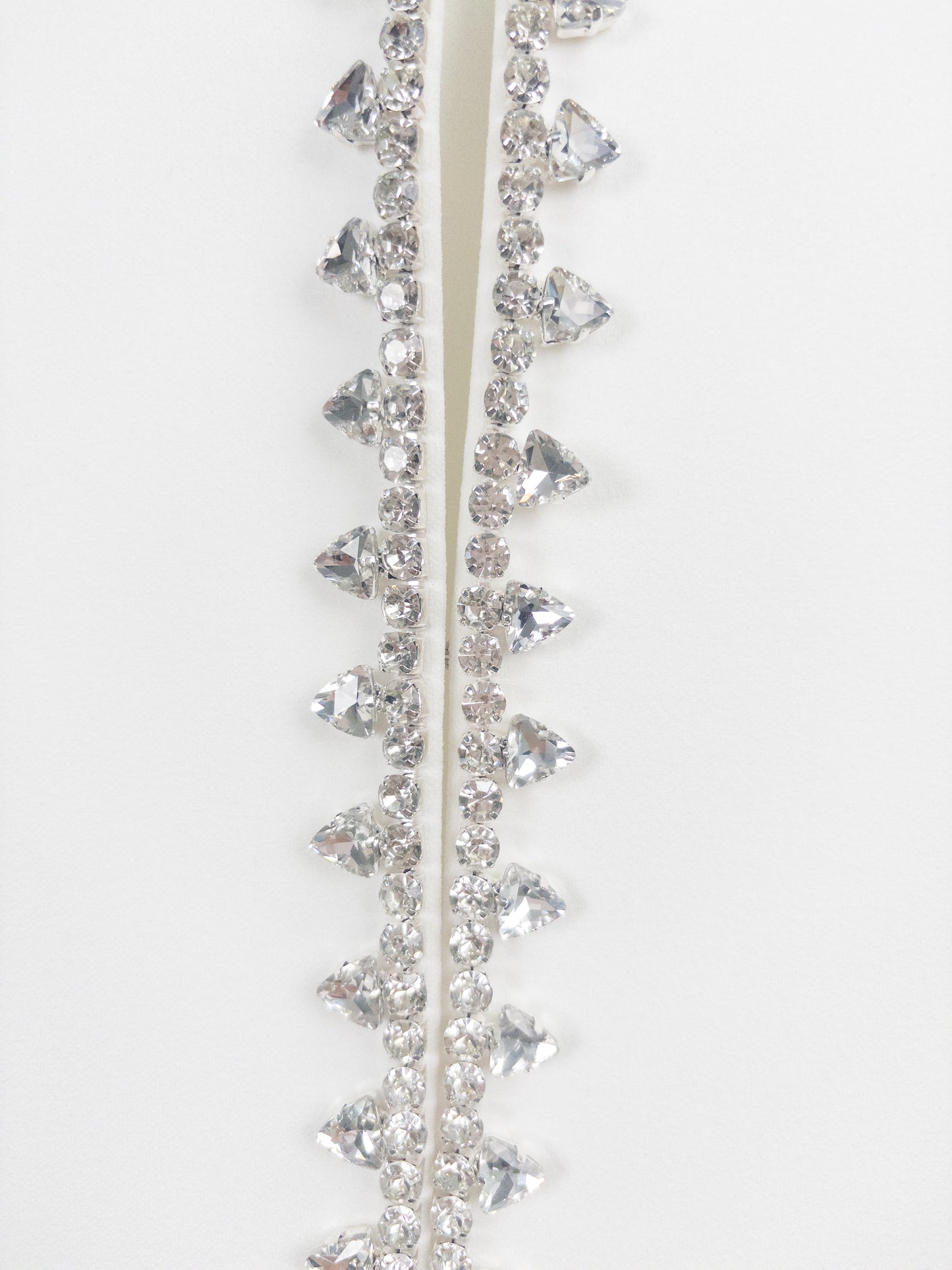 Aurelia Blazer – crystal-stud front placket detail