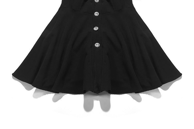 Black Crystal Halter Bandage Dress