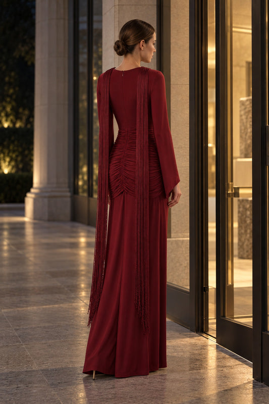 Marcella Maxi Dress • Cherry Red