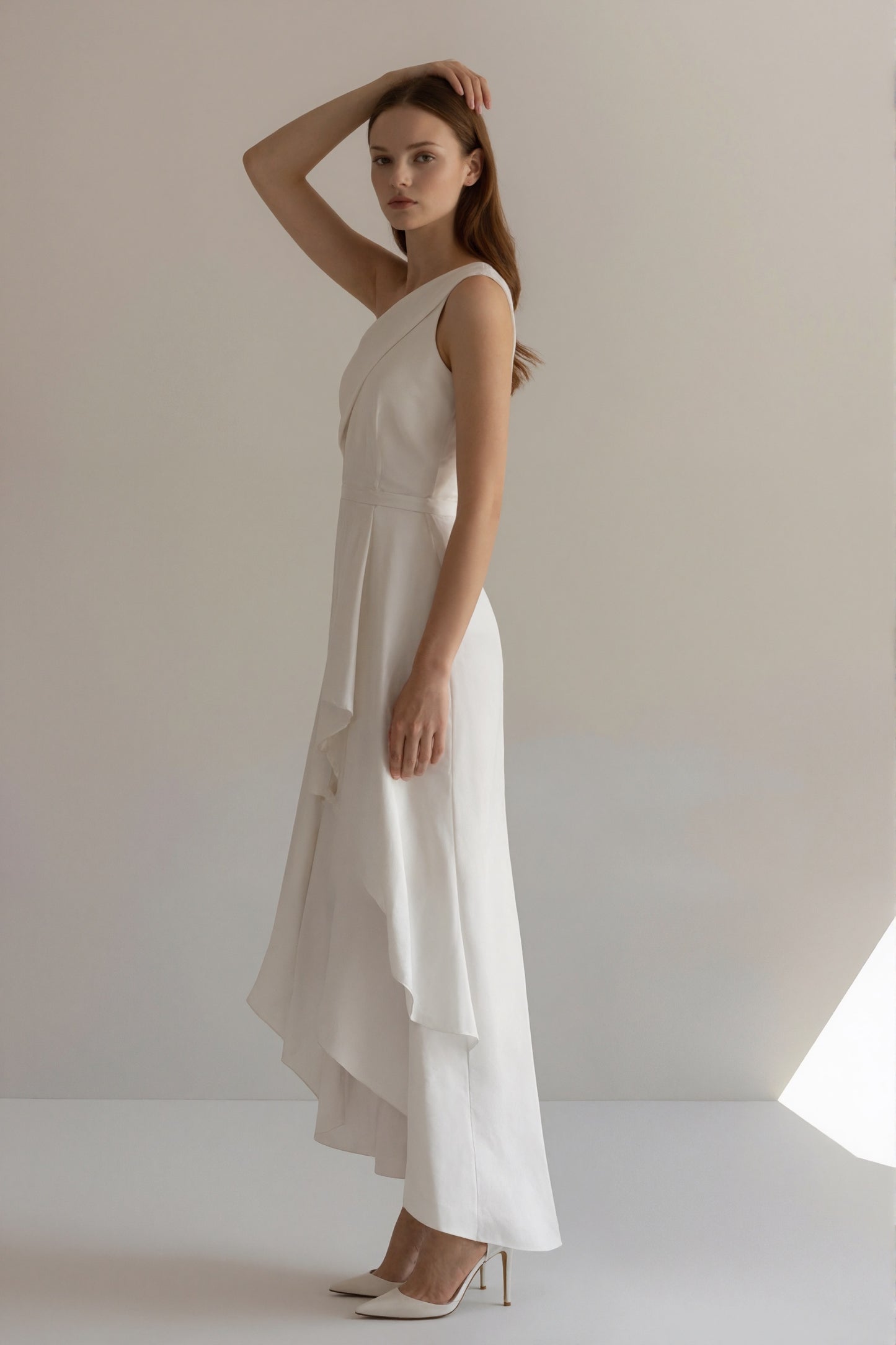 Elara Midi Dress • Ivory