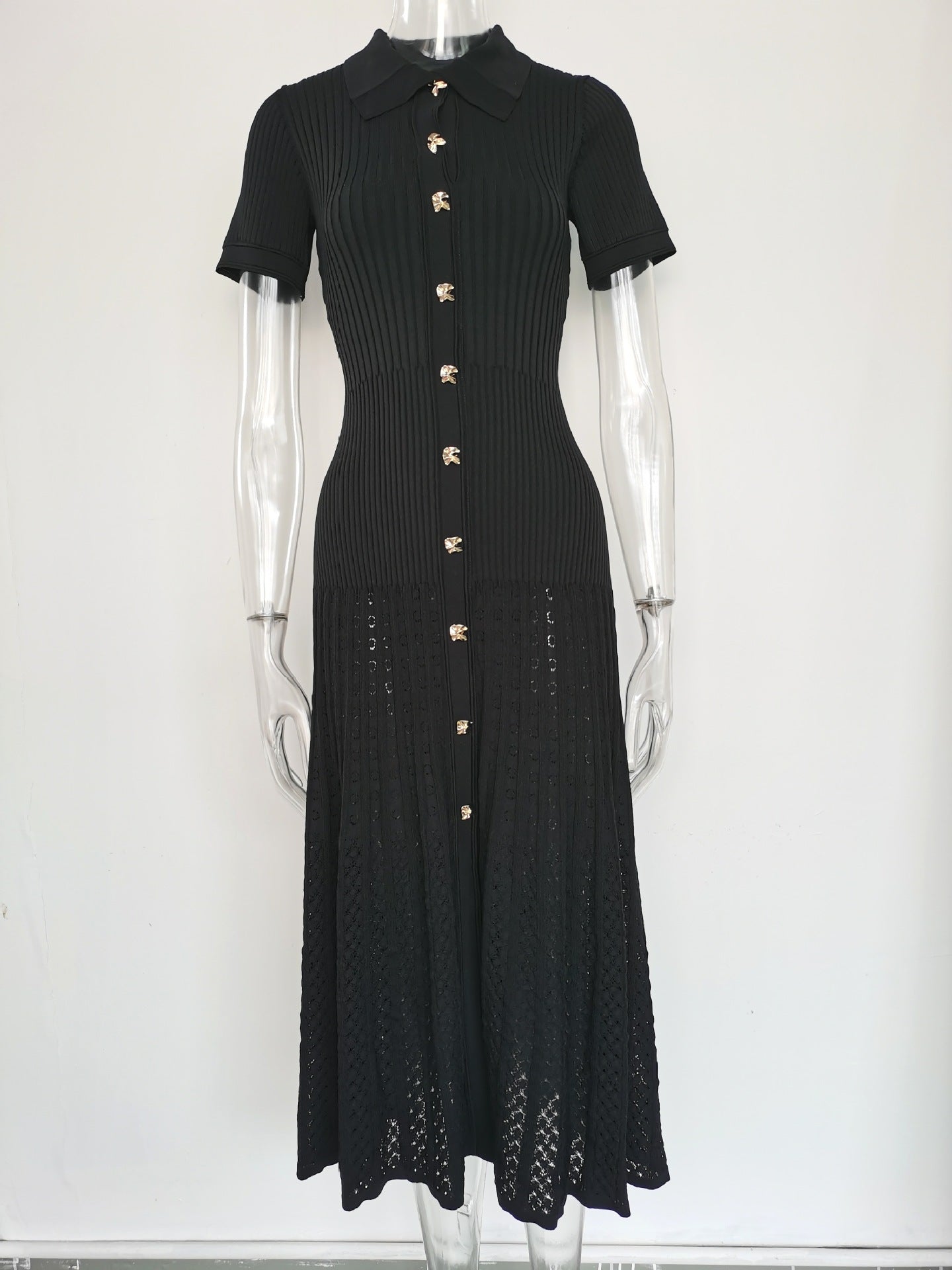 Short Sleeve Knit Dress