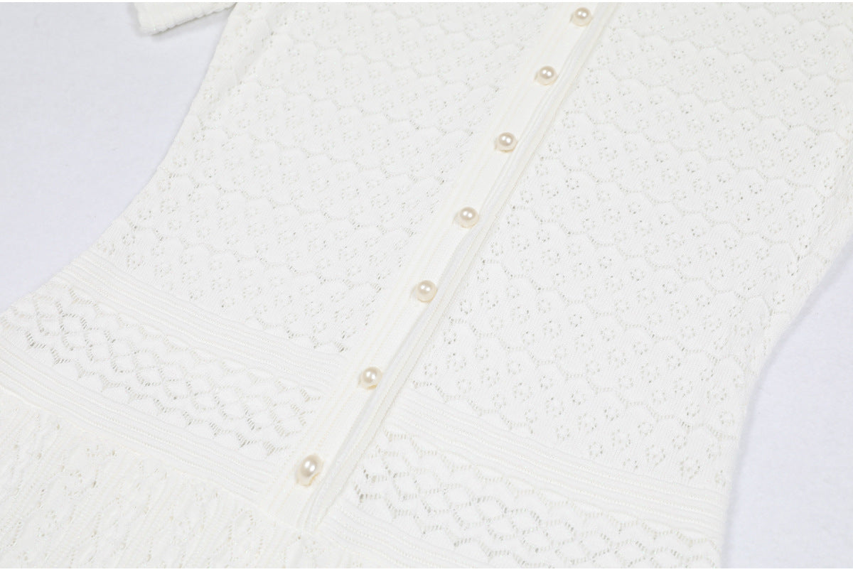 Short Sleeve Midi Knit Dress