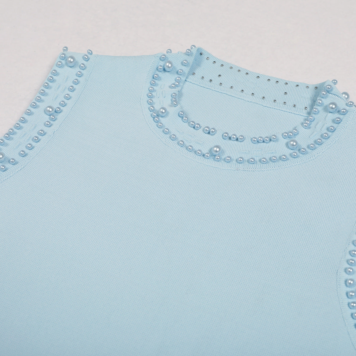 Pearl Sleeveless Knit Midi Dress
