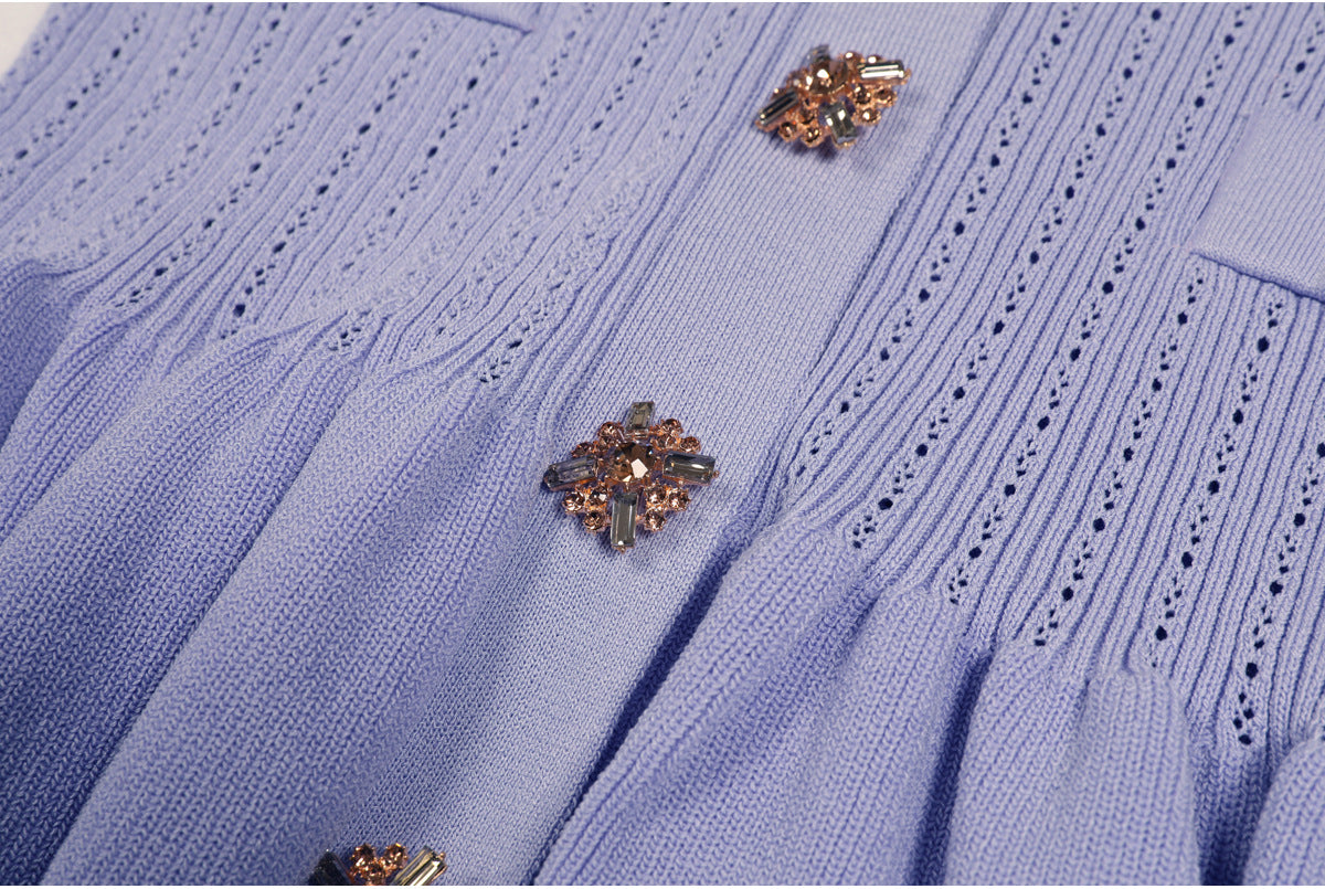 Short Sleeve Knit Top Skirt Set