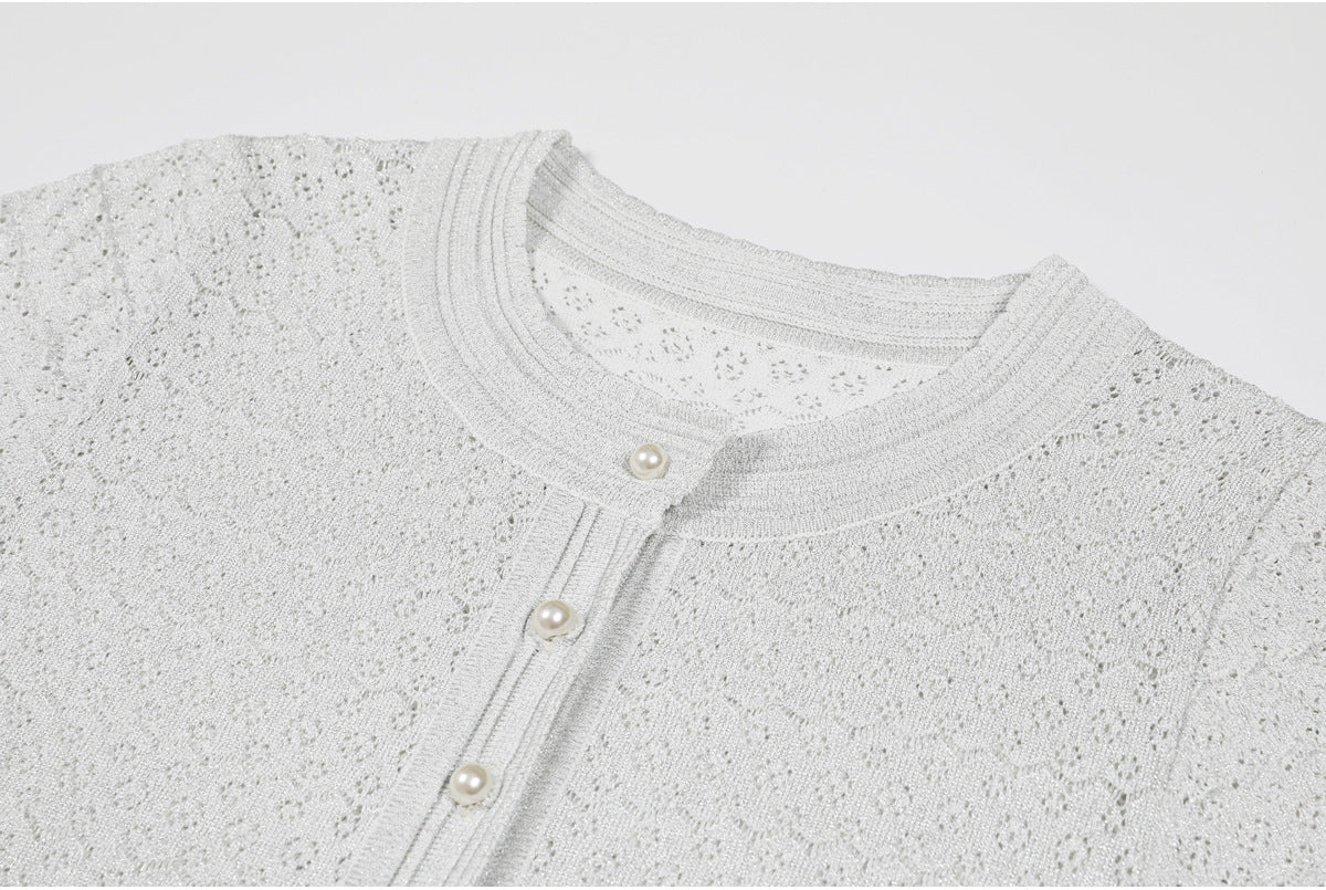 Short Sleeve Midi Knit Dress