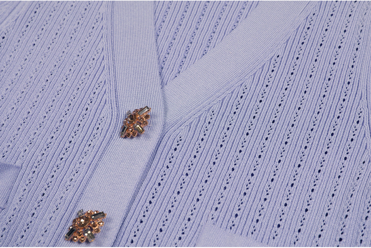 Short Sleeve Knit Top Skirt Set