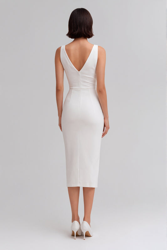 Mirielle Midi Dress • White