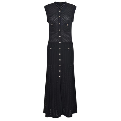 Sleeveless Knit Dress Midi Dress