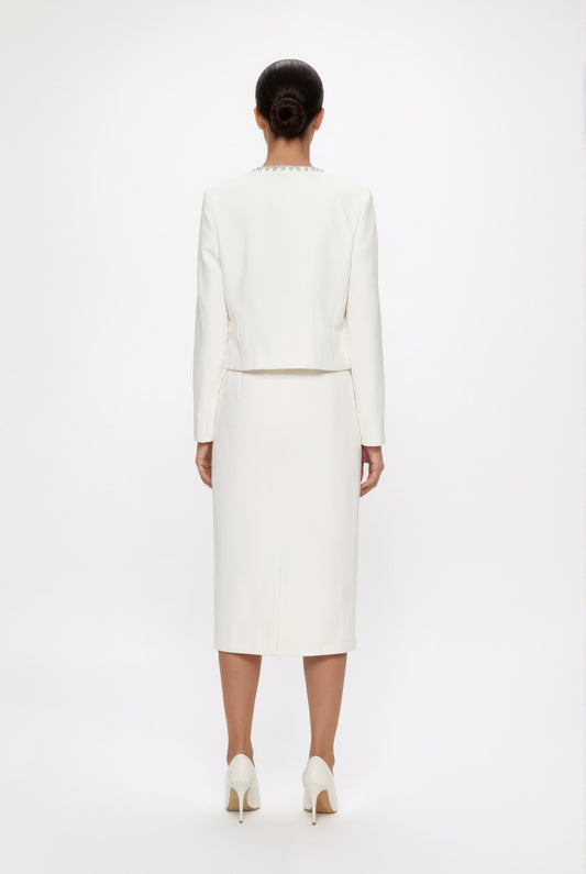 Aurelia Edge Power Blazer • White