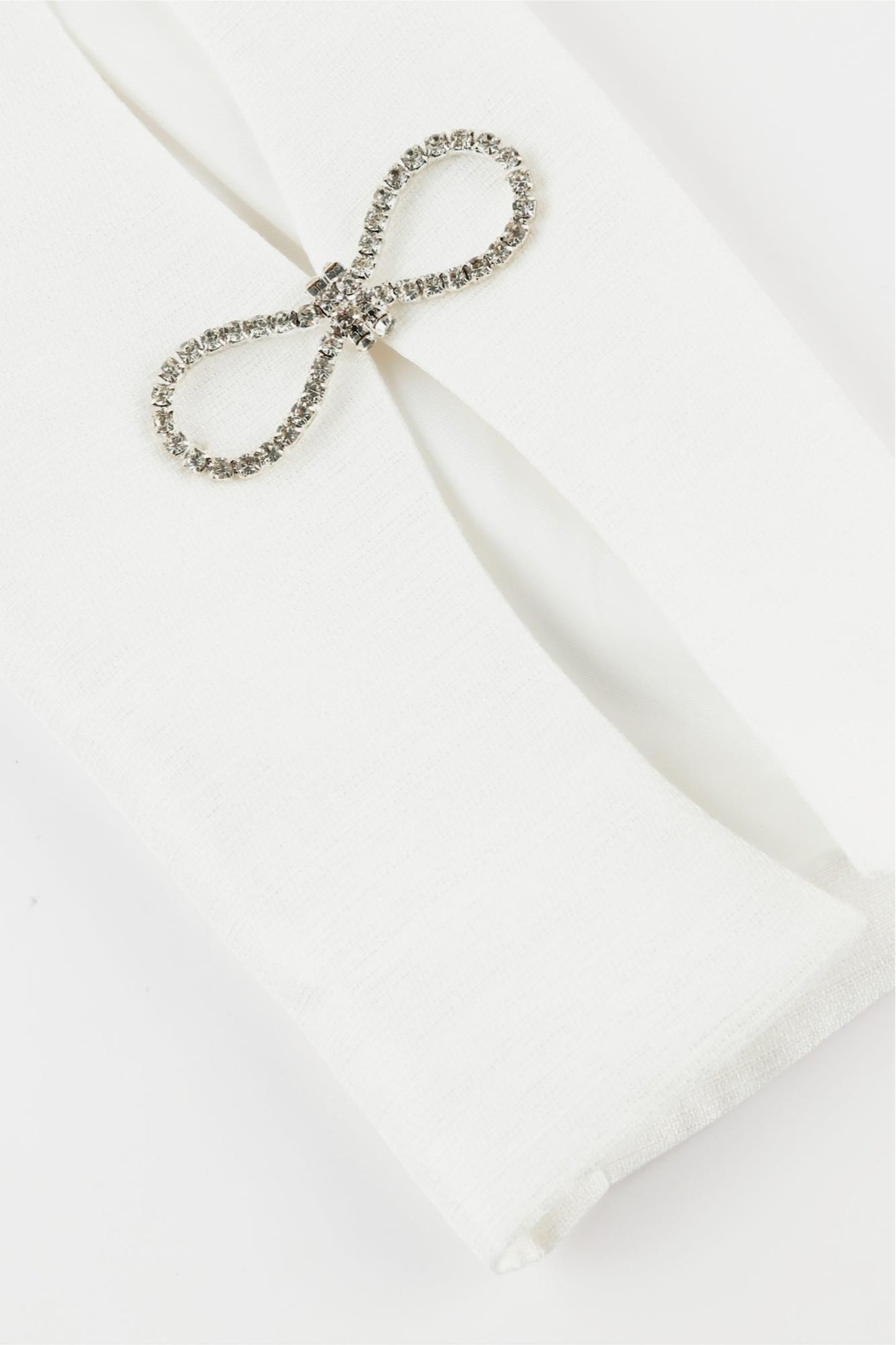 Eira Crystal Crop Jacket • White