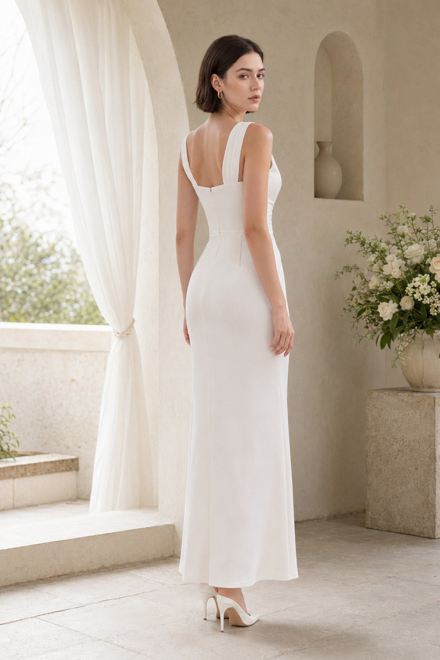 Mirielle Cutout Maxi Dress • White
