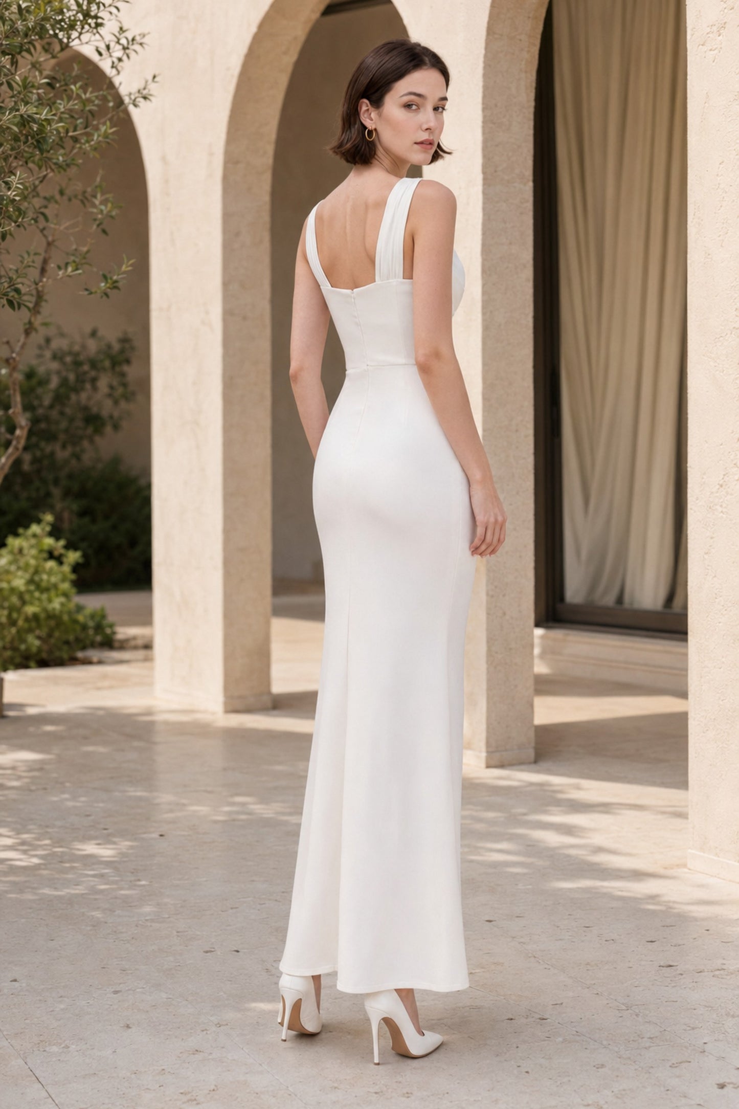 Mirielle Cutout Maxi Dress • White