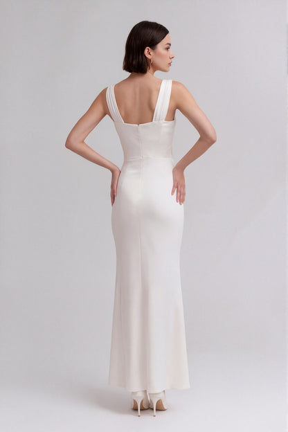 Mirielle Cutout Maxi Dress • White