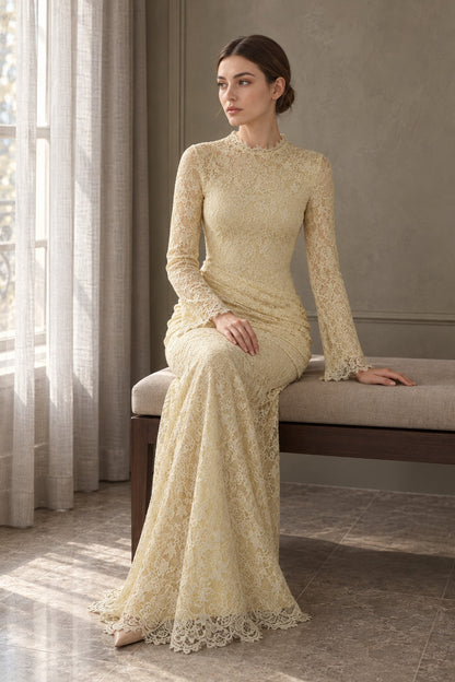 Lilia Dress • Butter Yellow