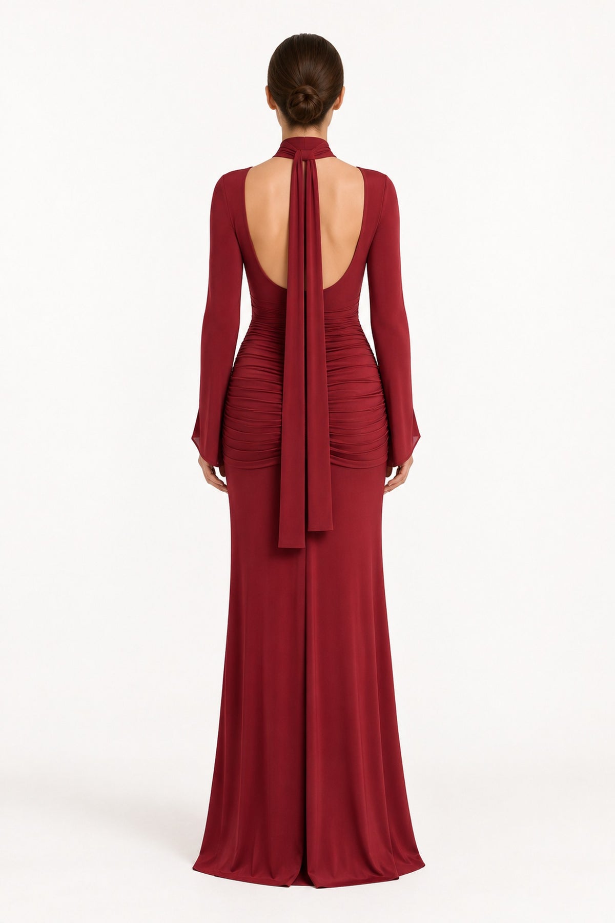 Valentina Maxi Dress • Burgundy