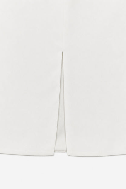 Nymia Off-shoulder Midi Dress • White