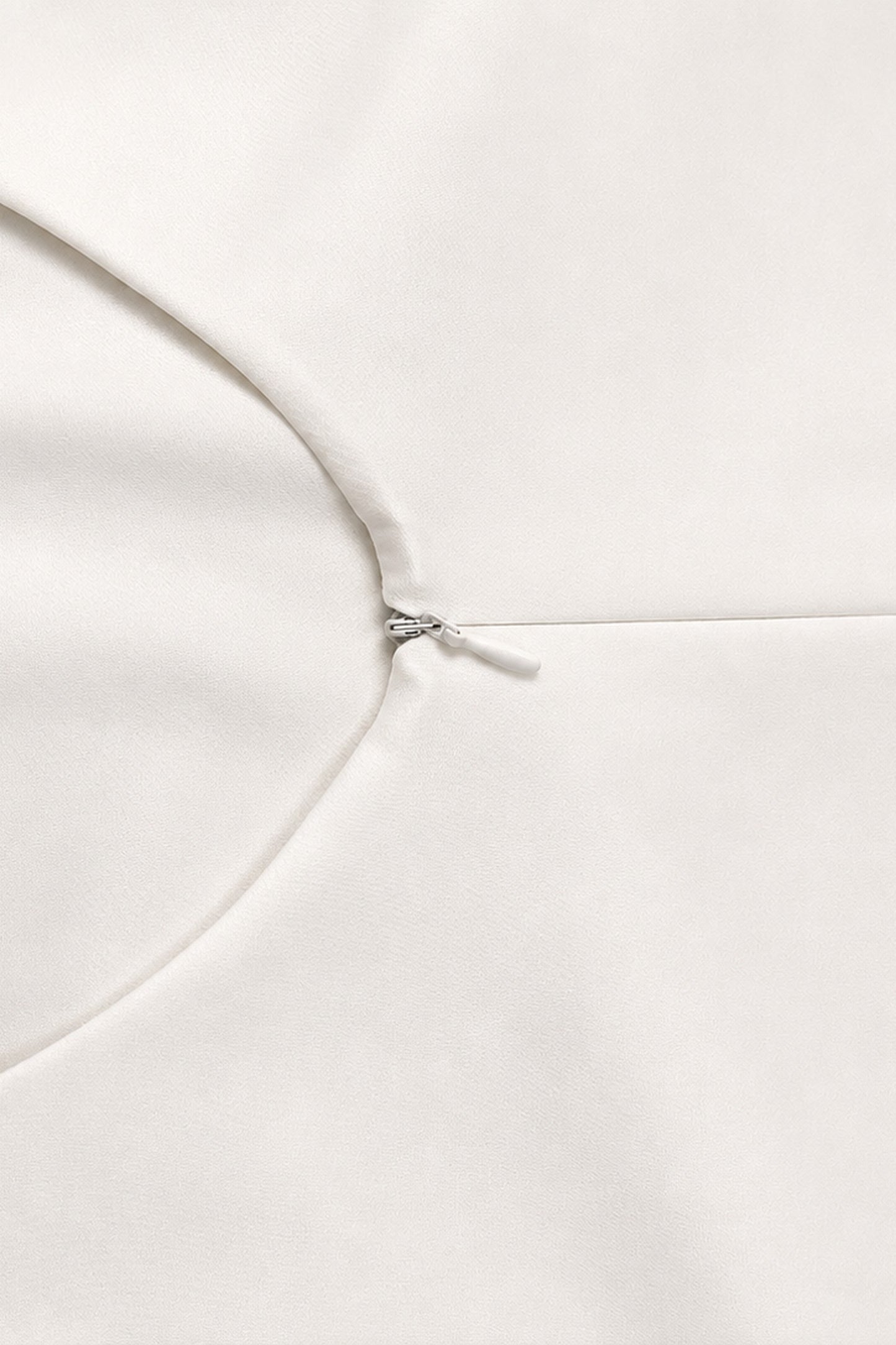 Opaline Teardrop-back Midi Dress • White