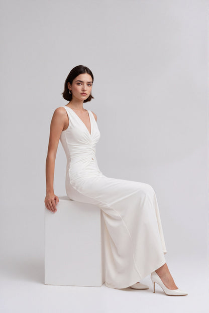 Mirielle Cutout Maxi Dress • White