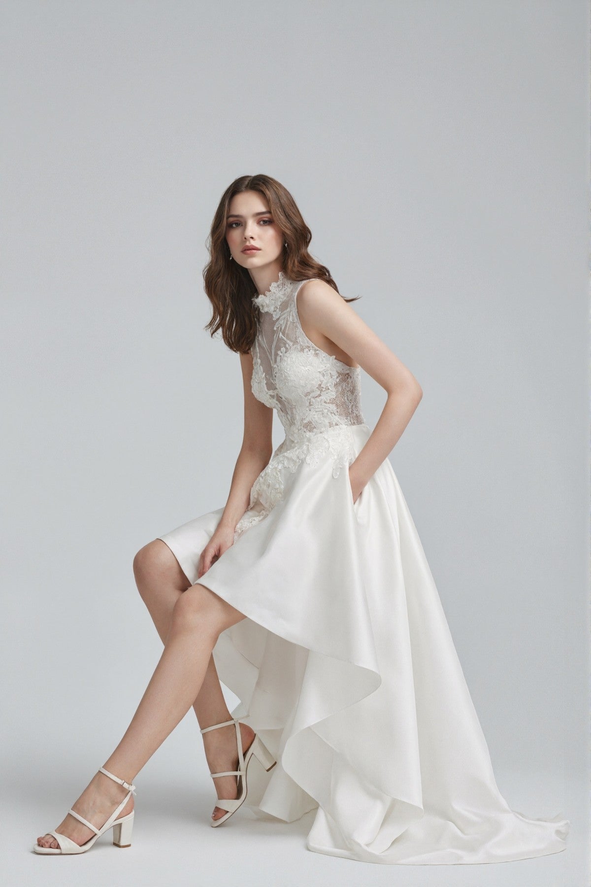 Flora Lace Dress • Ivory