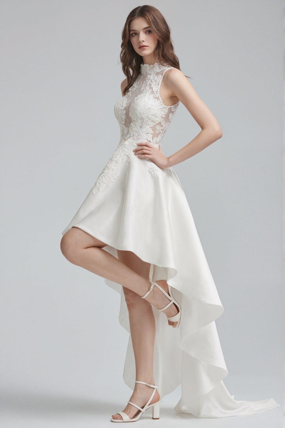 Flora Lace Dress • Ivory