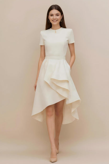 Amara Midi Dress • Ivory