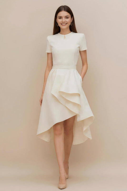 Amara Midi Dress • Ivory