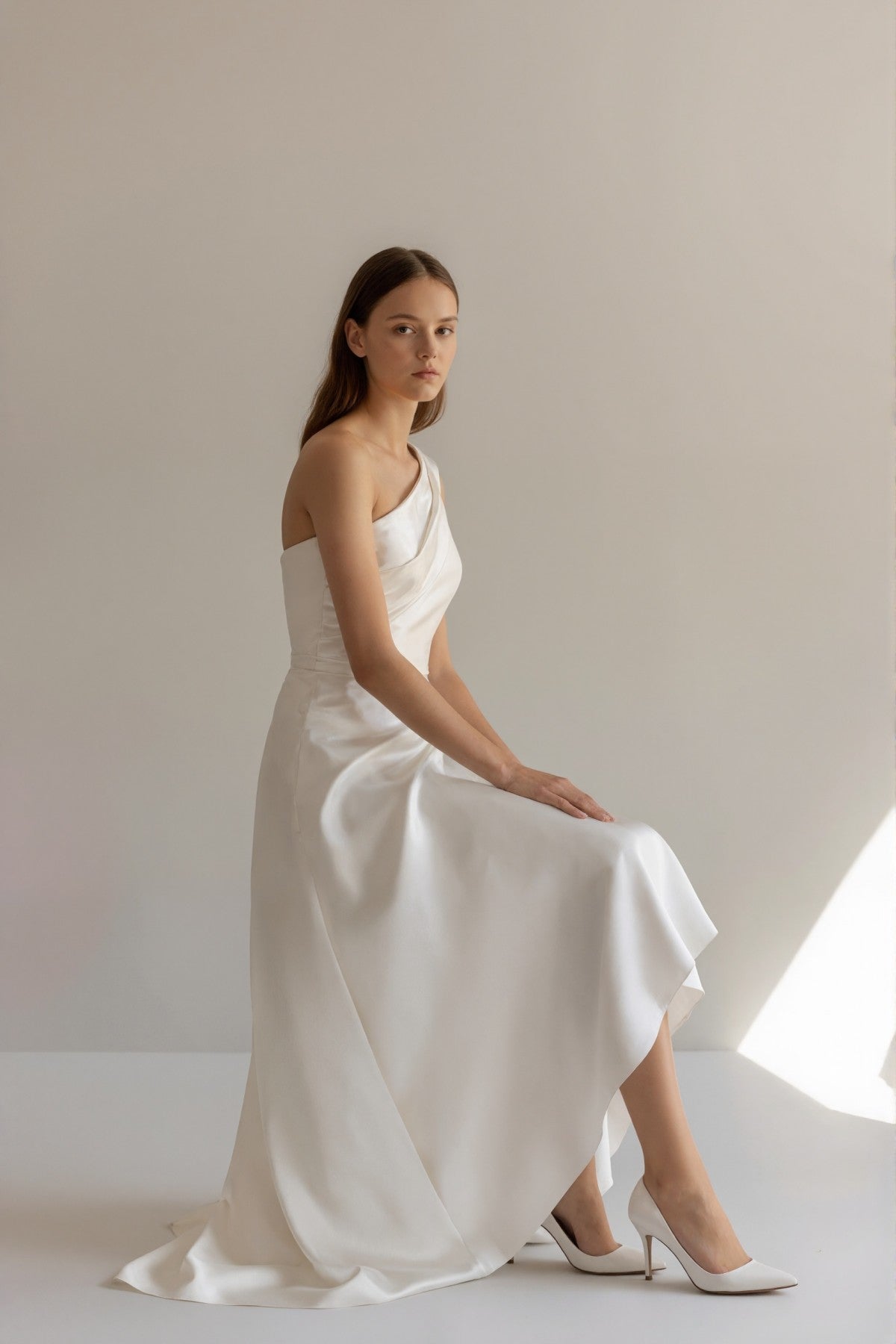 Elara Maxi Dress • Ivory