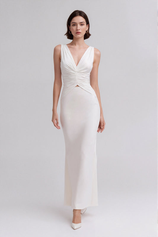 Mirielle  Maxi Dress • White