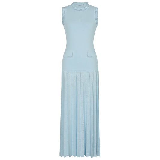 Pearl Sleeveless Knit Midi Dress