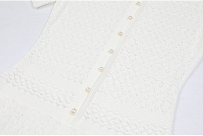 Short Sleeve Midi Knit Dress