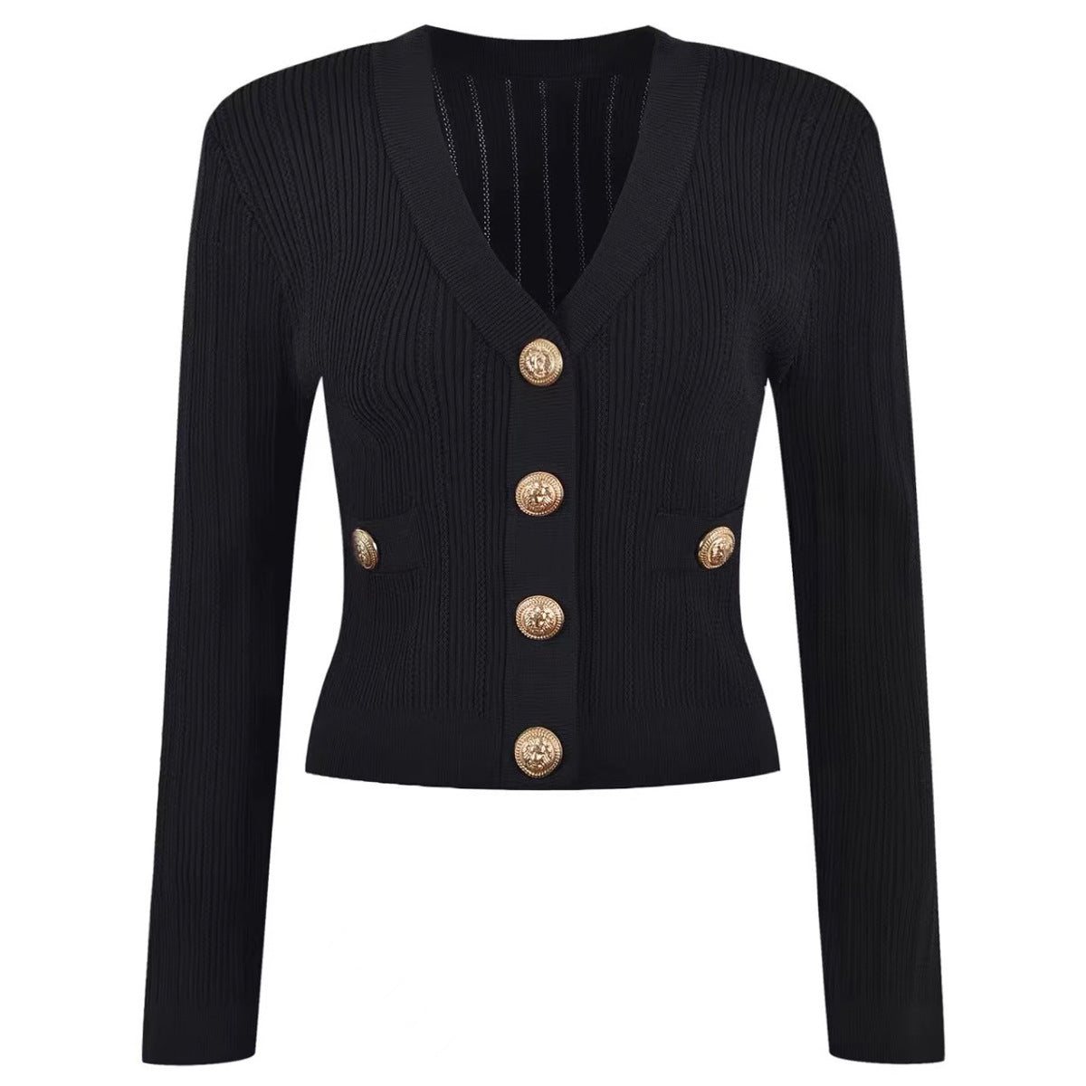 Classic Crop Cardigan