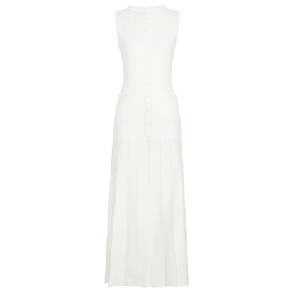 Blossom Decorated Knit Midi dress