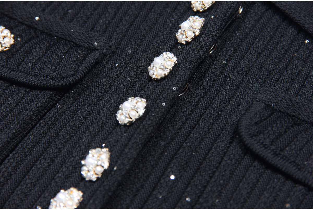 Short Sleeve Knitted Mini Dress