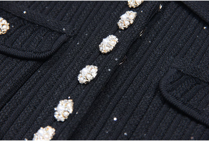 Short Sleeve Knitted Mini Dress