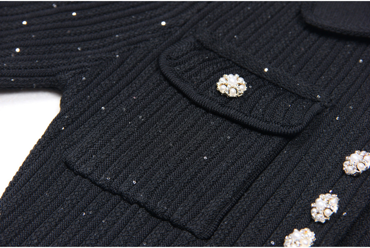 Short Sleeve Knitted Mini Dress