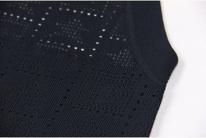 Halter Neck Knit Dress