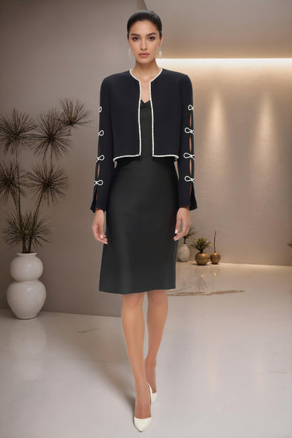 aperlamiri dressy formal blazer black for evening