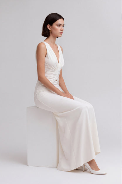 Mirielle Cutout Maxi Dress • White